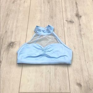Blue dance top